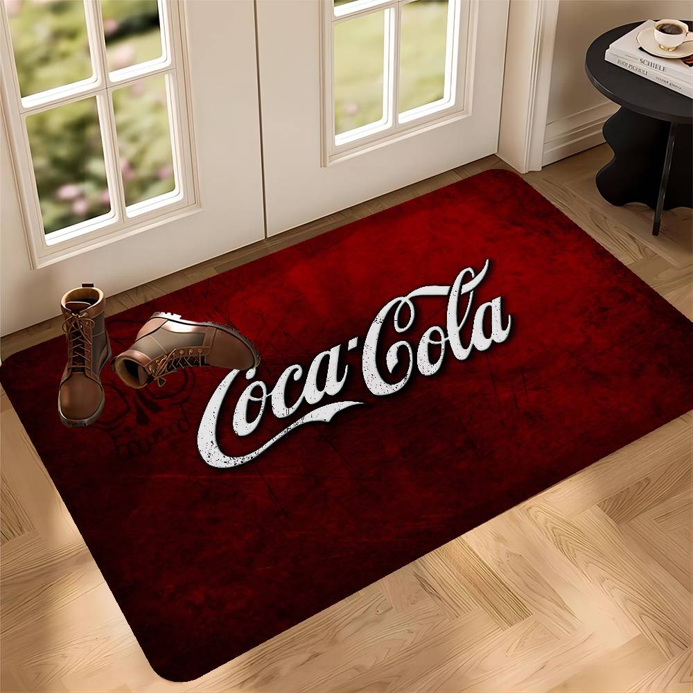 Mata podłogowa C-Coca C-Cola Antypoślizgowa Mata do pralni Wystrój pralni Balkon Pokój dziecięcy Mata przy łóżku