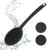 Double Ended Silicone Shower Brush - Exfoliating Back Cleaner