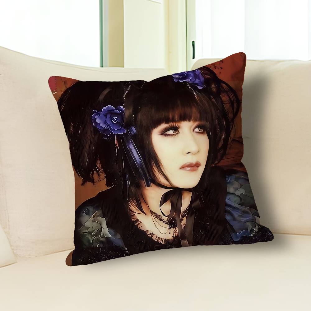 M-Mana Gothic M-Malice Mizer Various Sizes Square Pillow Case For Car Home Bedchamber Decor Custom Valentine gift