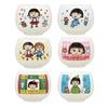 Chibi Maruko-chan Mini Teacups X Complete Set of 6 Capsule (Gachapon Toy)