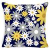 Pillow Cover Ins Style Daisy Summer Nordic Home Decoration Bedside Cushion Core Cover Linen