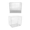 Yousheng Fish Tank Smooth Edges Small Aquarium High Transparency Desktop Aquatic Landscape Tank for Home Decoration