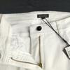 NEW Tag Unused ESCADA Flare Pants 36 Women S-M Inset 78cm White Denim Bottoms(USED)