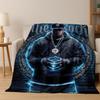 2026 New Legend Rappers Star Art Cartoon Hip Hop Flannel Blanket,Cozy Soft Throw Blanket for Home Bedroom Bed Sofa Cover Gift
