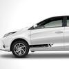 Car Side Stripes Decals Sport Racing Sticker Vinyl Decal Graphics Decoration Tuning Accessories For Toyota Yaris Cross GR Hybrid