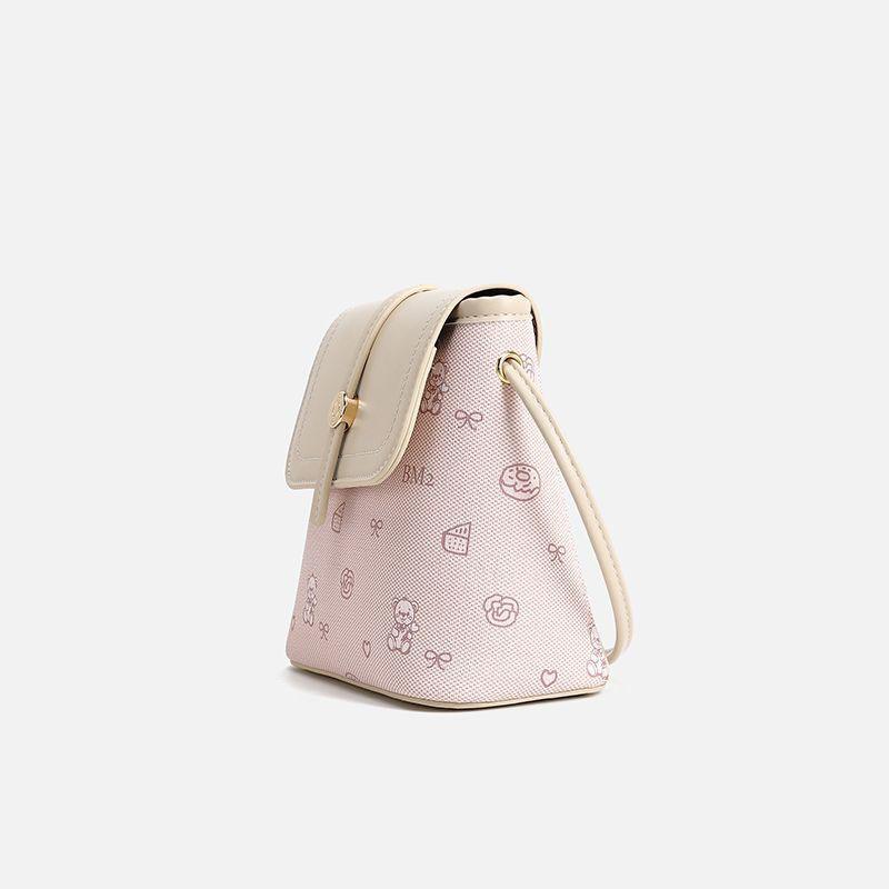 Women's Bag New Fashion Color Mobile Phone Bag Mini Small Versatile Korean Version Oblique Span Shoulder One Piece