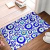 Turkish Amulet Mediterranean Evil Eye Doormat Non-Slip Bathroom Kitchen Mat Toilet Door Floor Entrance Carpet Rug