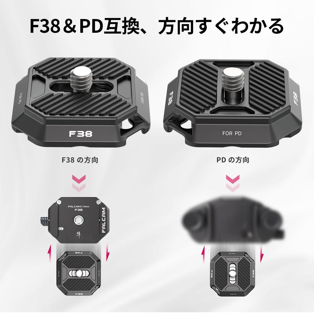 Ulanzi FALCAM F38 Quick Release Strap Compatible with Peak Design and Ball Heads Plate, Arca-Swiss Compatible, Attachable, DSLRs, Tripods, Gimbals,