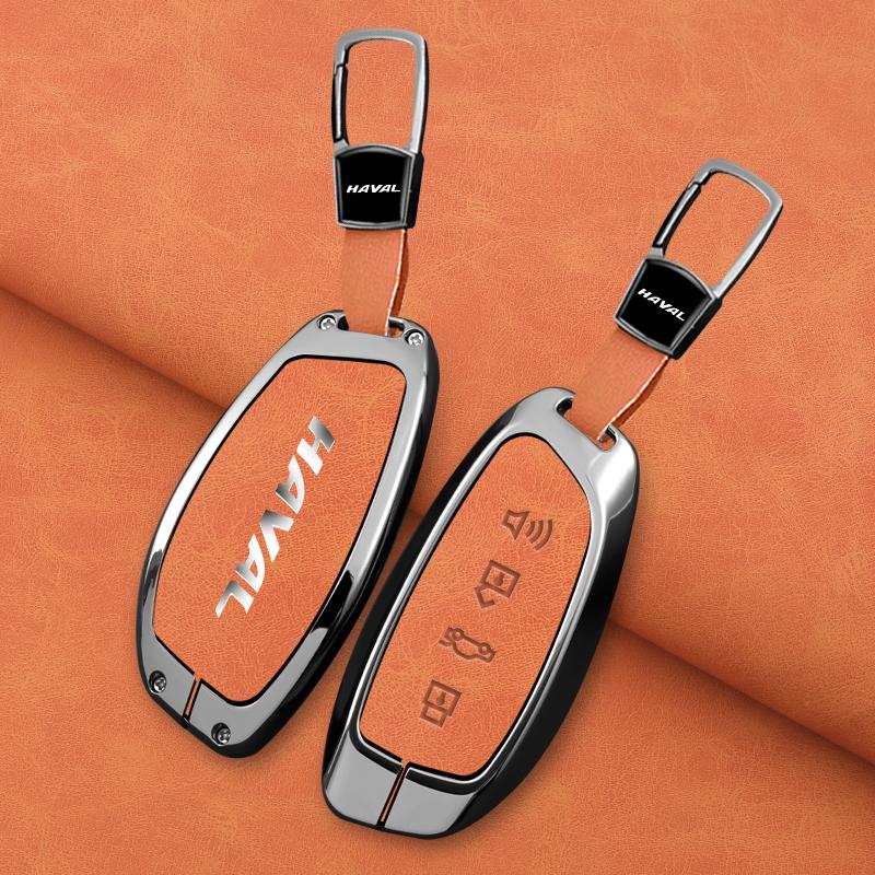 Interior Mouldings Car Key Case for HAVAL Hover XY H6 Dargo M6 H9 H6S F7 F7X Jolion X DOG H2 H3 H5 H7 H8 M4 F7H H2S Zinc Alloy C