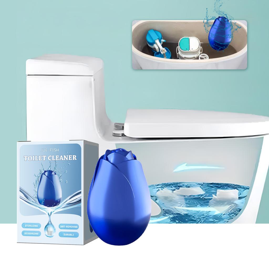 3Pcs Toilet cleaner Drain tank rose fragrance freshener Deodorant stain remover House bathroom cleaner products