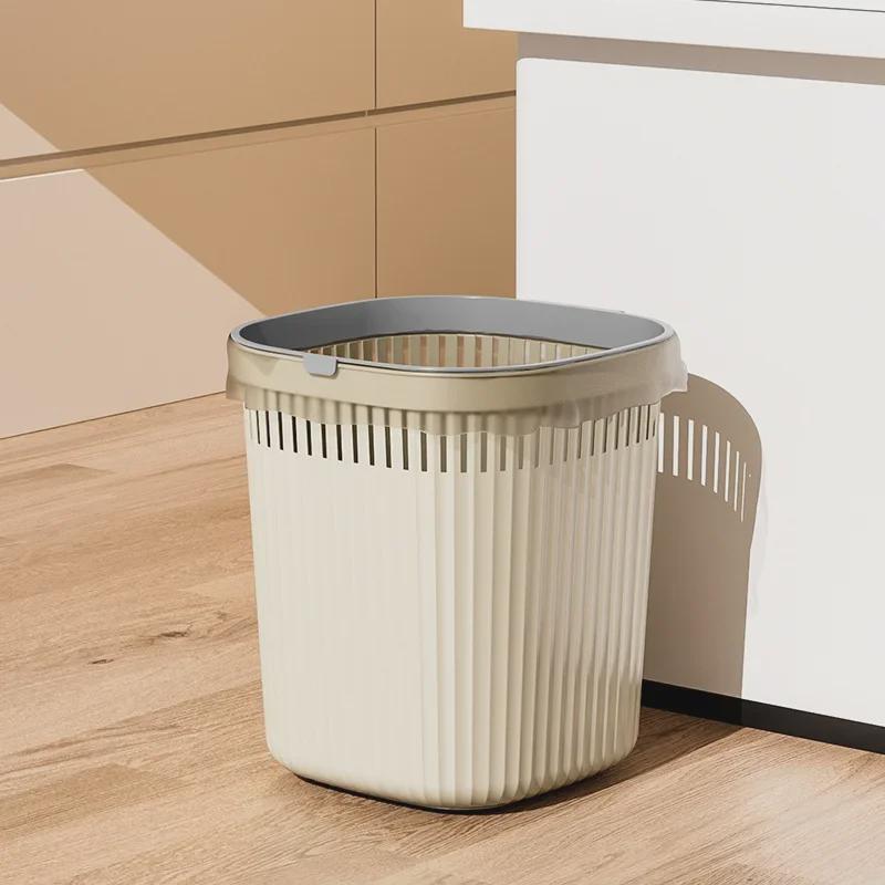 2024 Large Capacity Luxury Wastebasket for Bathroom, Kitchen, Bedroom, and Living Room