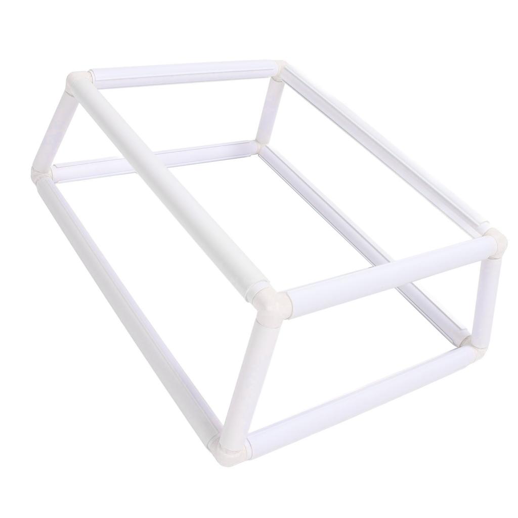 Embroidery Frame Holder Double Layer Clip On   Stitch Hoop Plastic Handheld Frame Rack for Needlework