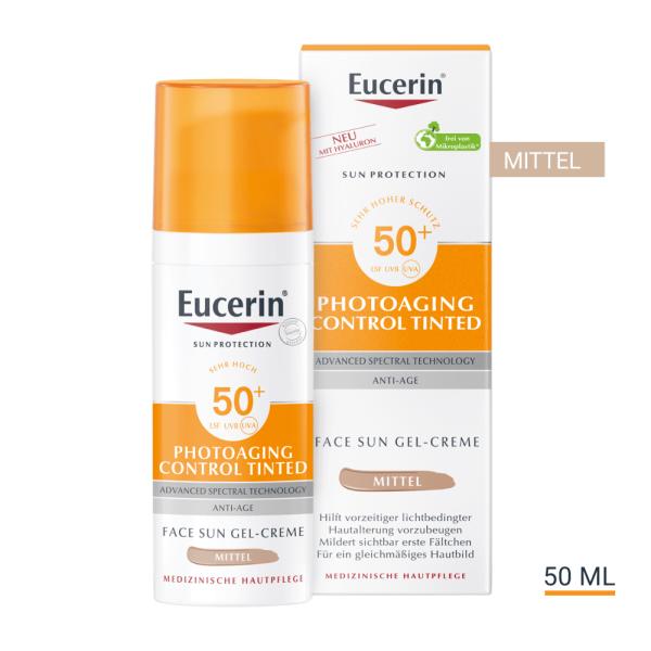 Eucerin Tinted Dark CC Sun Cream LSF 50+ 50ml