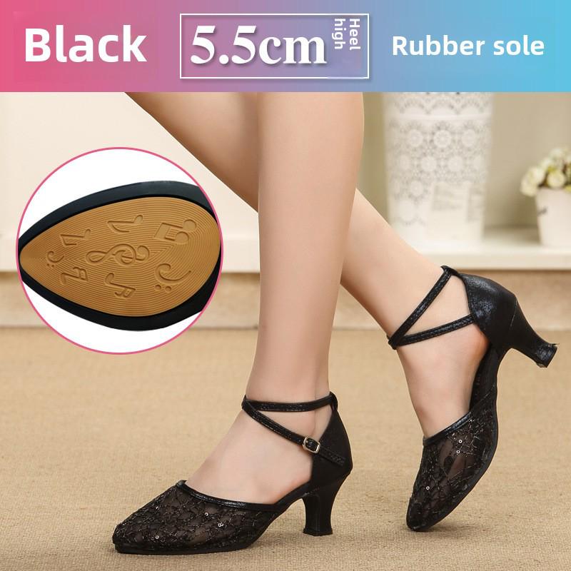 Neue lateinamerikanische Tanzsandalen für Damen – Gesellschaftstanzschuhe für Erwachsene.