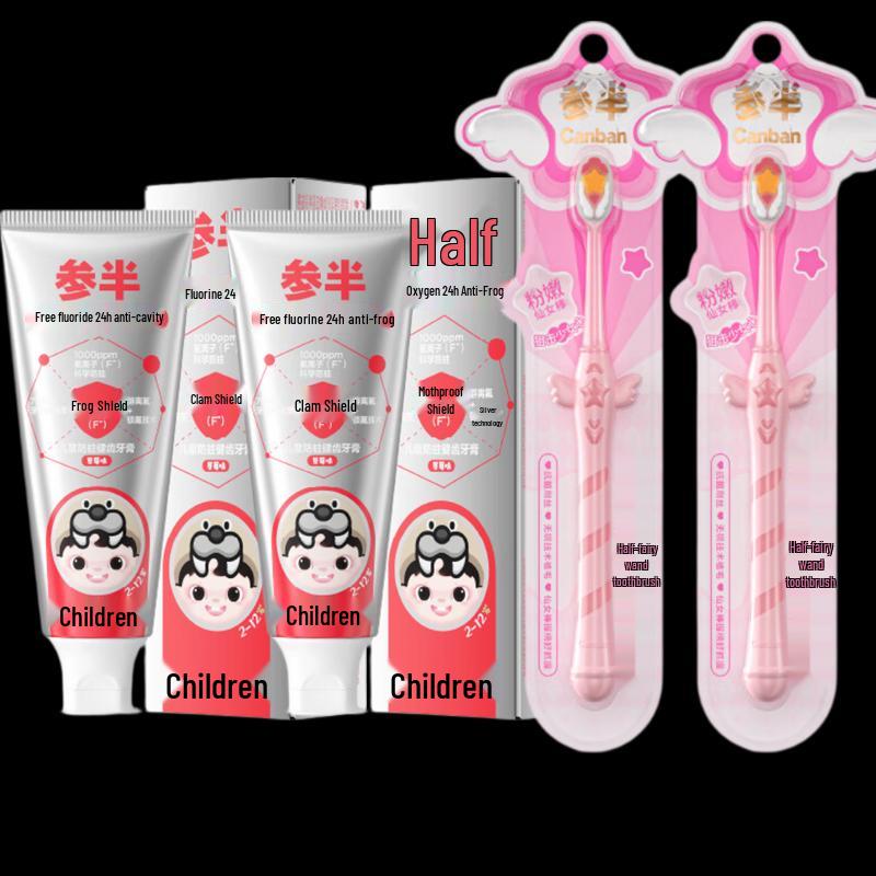 

Детская зубная паста против кариеса и набор зубных щеток