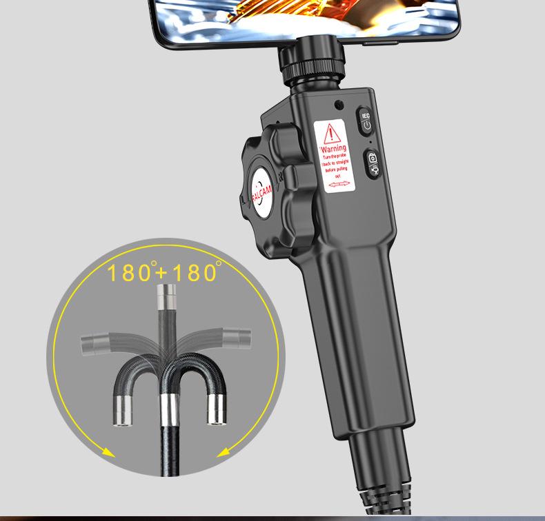 RALCAM/RuiKan High-Temp 360° Handheld Automotive & Industrial Endoscope