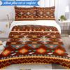 3PCS Native American Pattern Bedding Set,Including 1pc Duvet Cover And 2pcs Pillowcases Perfect for Bedroom, Dormitory, Fan Christmas Gift