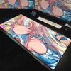 Hololive Kawaii Girl Shiranui Flare Desktop Carpet Laptop Anime Keyboard Mat Pc Gaming Accessories NonSlip Rubber Base Mousepad