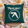 Aphex Twin Richard D James Music Cushion Cover Plush Fabric Soft Double-Sided Printed Sofa Pillow Case Colorfast Home Decor