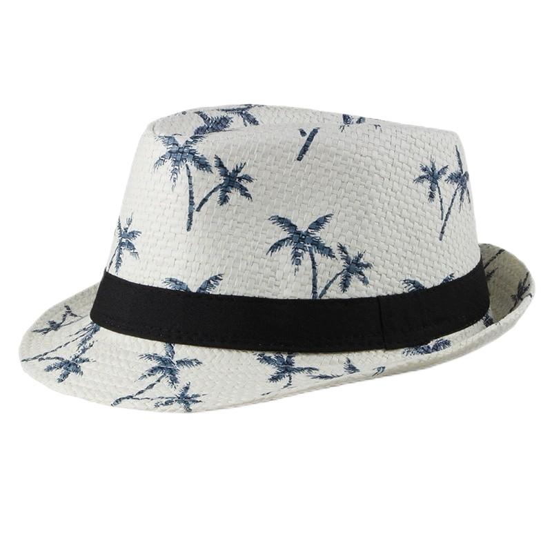 2025 New Korean Trendy Sun Hats British Top Hat Women's Men's Grometric Straw Hat Belt Jazz Hats Couple Beach Hat Fedoras Cap