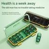 Seven-Day Pill Boxes Medicine Box 21 Compartment Portable Pill Box Large Capacity Portable Medicine Box Pastilleros Medicaments