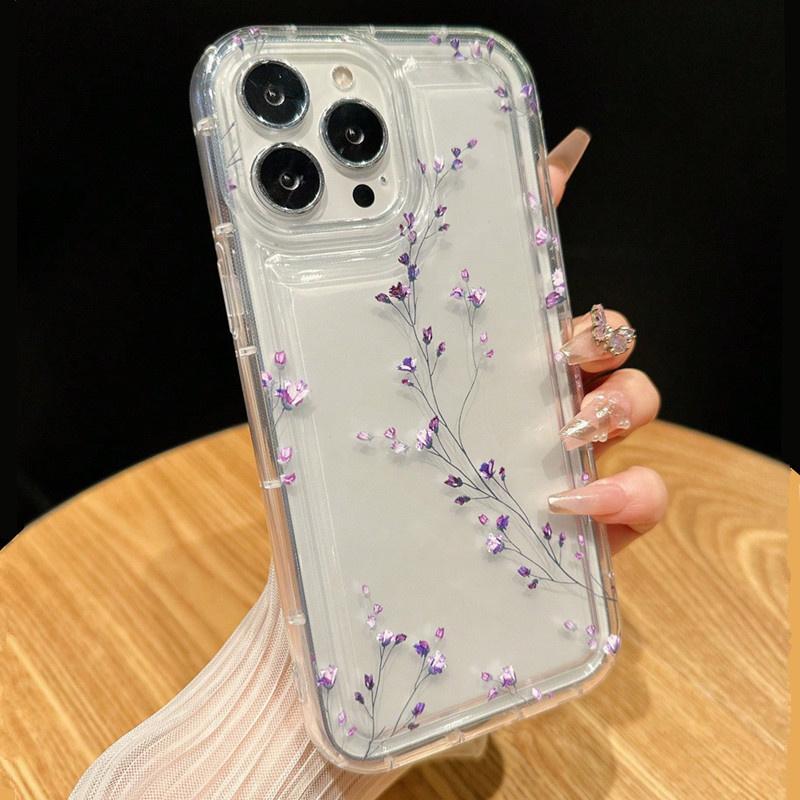 Summer Flower Phone Case for  Mi 14 13 12 11 Lite 5G Ne 11T 12T 13T Poco X3 F5 Pro Soft Clear Shockproof Cover