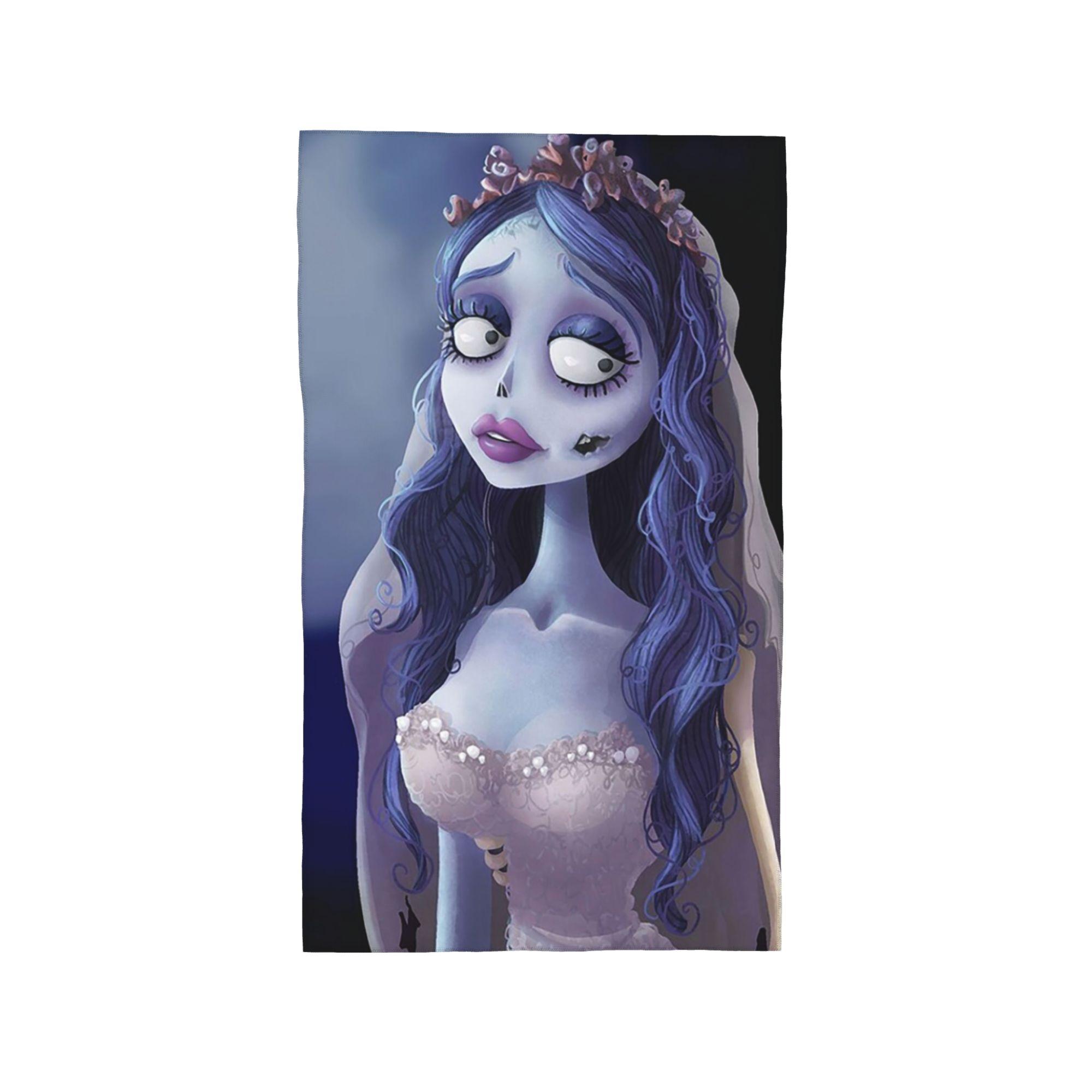 

Emily The Corpse Bride Soft Face Towel Quick Dry Pool Bath Cotton Towels Absorbent W40*H60(CM)