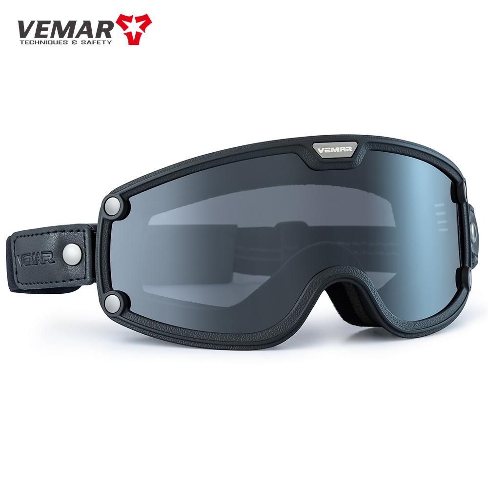 Motorcycle Helmet Goggles Retro Locomotive Motorbike Riding Cycling Sunglasses Windproof Anti Sand Off-road Universal Glasses