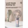 USB Rechargeable Mini Portable Cooling Fan 120 Speeds Desktop Standing Fan  Outdoor Sports