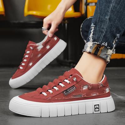 New Casual Shoes Men Sneakers Outdoor Canvas Shoes Walking Shoes Loafers Comfortable Male Footwear Tenis Hombres Green White