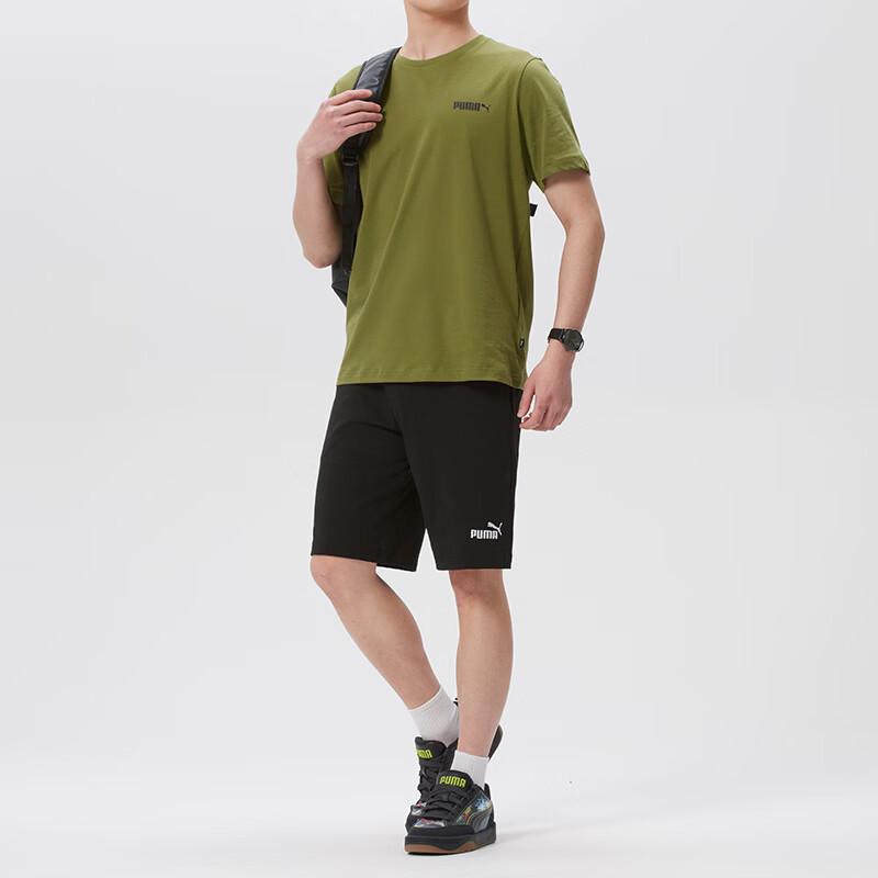 Puma Men's Short Sleeve & Shorts Running Set