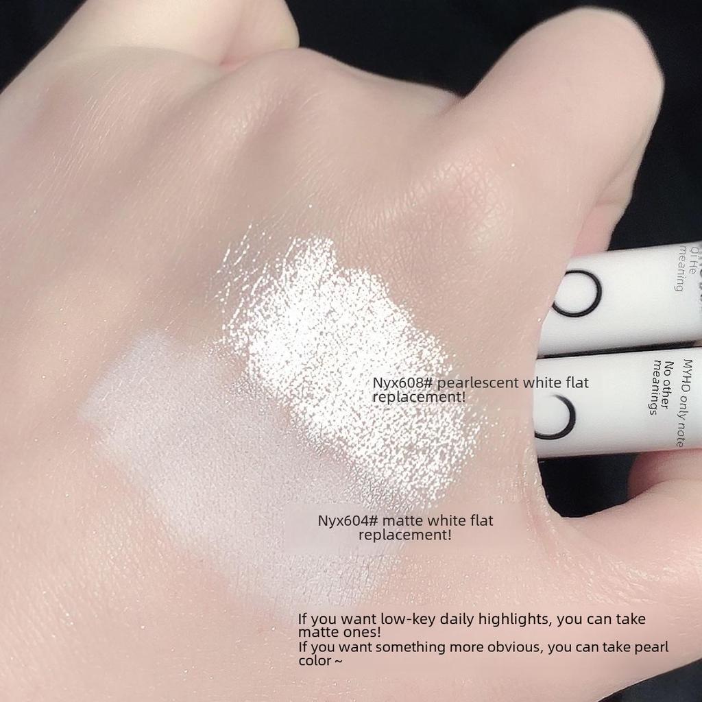 MYHO Eye Silkworm Pen: Lazy Eye Shadow & Highlight Pen with Pearl White Shine for Brightening