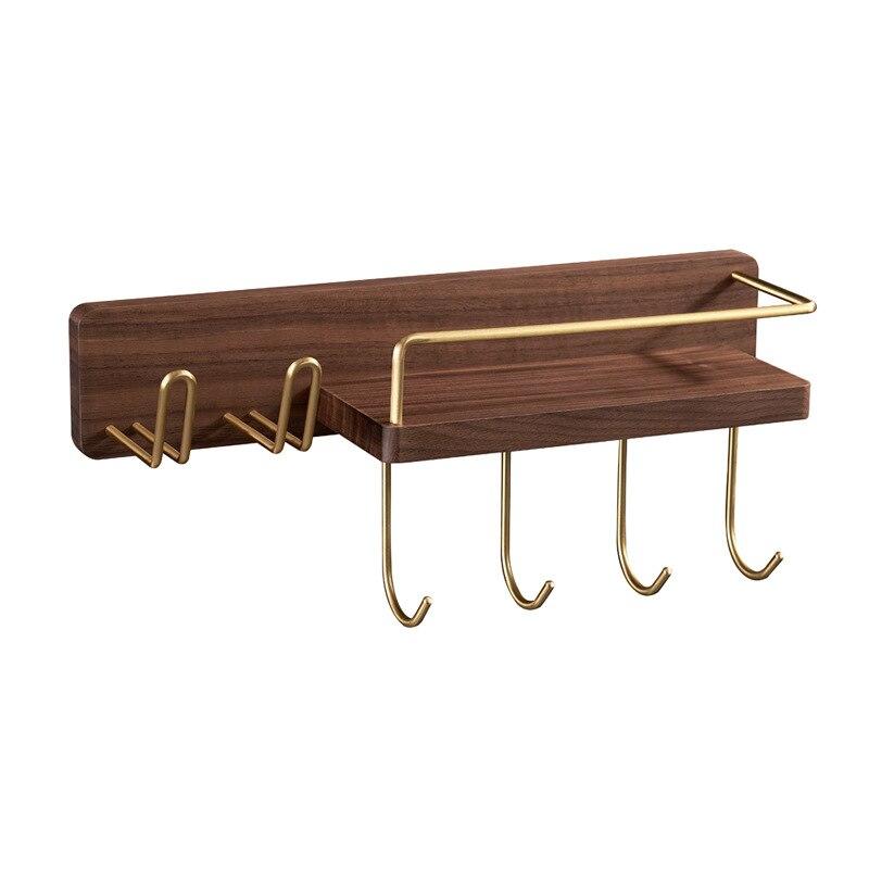 

Multifunctional wall mount hanger in bathroom with hooks Hairdryer Hairdryer Wall pads Storage in bathroom Ross | Bathroom Shelves