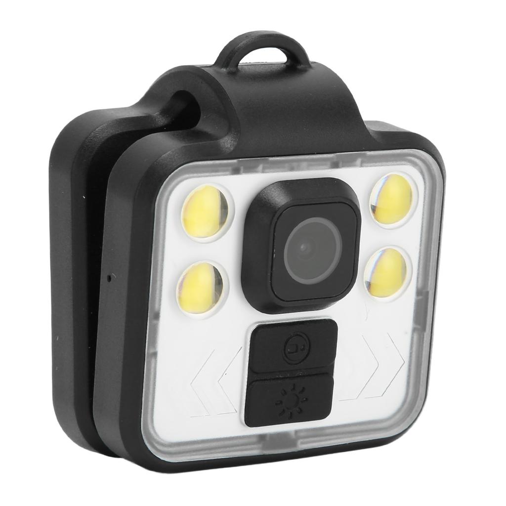 Mini HD Night Vision Camera IP65 Waterproof 4 High Power White Light 1080P 3 in 1 Small Video Camera for Outdoor Black