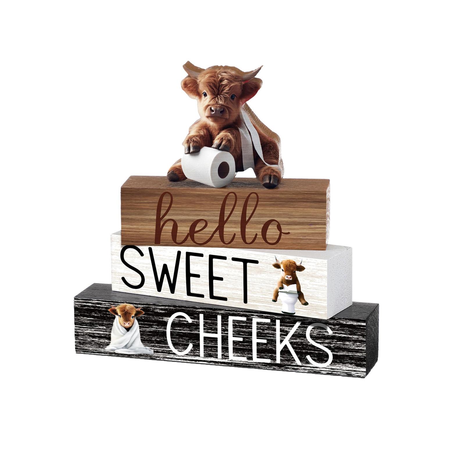 

Wooden Bathroom Table Decorations