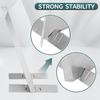 Heat Efficient Fireplaces Back Panel Adjustable Steel Heat Reflectors With Protective Base & Installation Gloves for Home