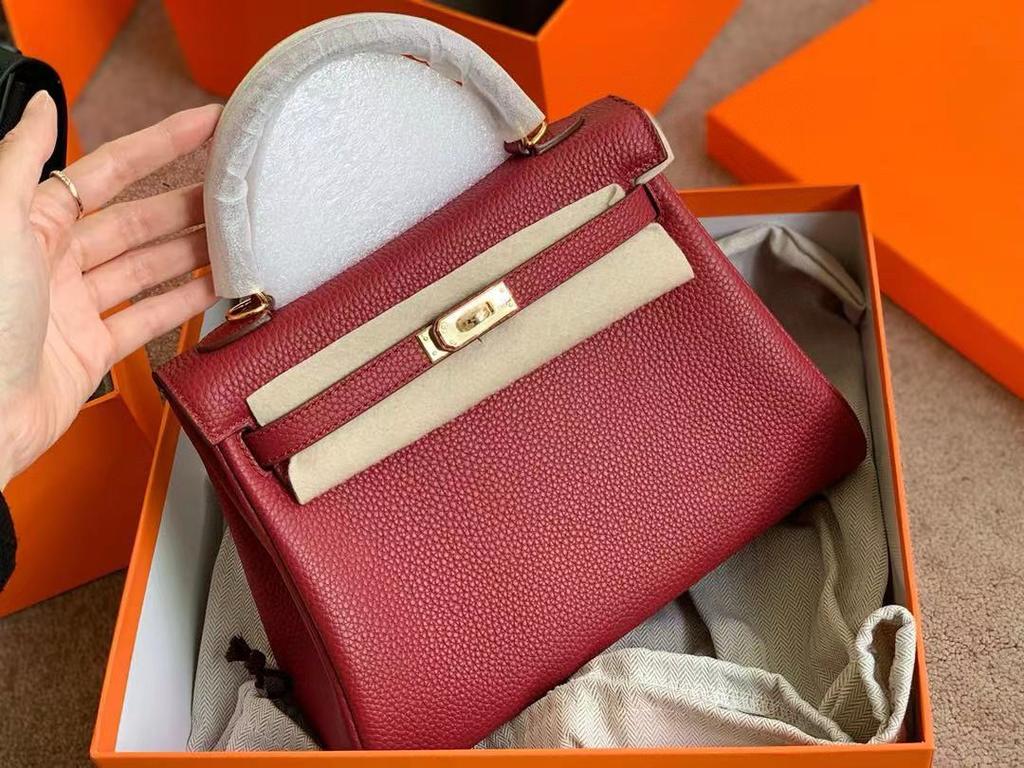 25 Jahre alt neue Handtasche Schulter Messenger Bag Togo erste Schicht Rindsleder Tasche Leder weich hohe Qualität