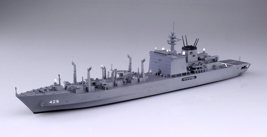 Aoshima Bunka Kyozai Waterline Series Japan Maritime Force Supply Ship Mashu SP Plastic Model Kit Co., Ltd. 1/700 No.SP Self-Defense