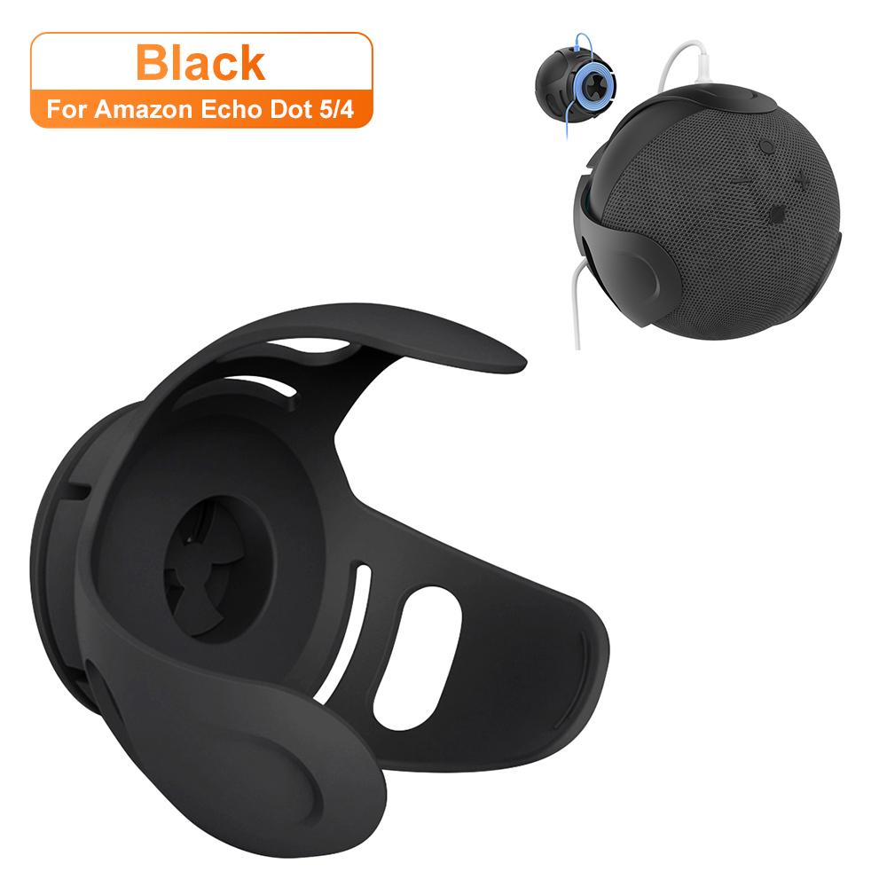 Echo Dot Wall Mount Holder For Amazon Alexa Echo Dot 4 5 3rd Generation Speaker Bracket Space Saving With Cord Management Stand