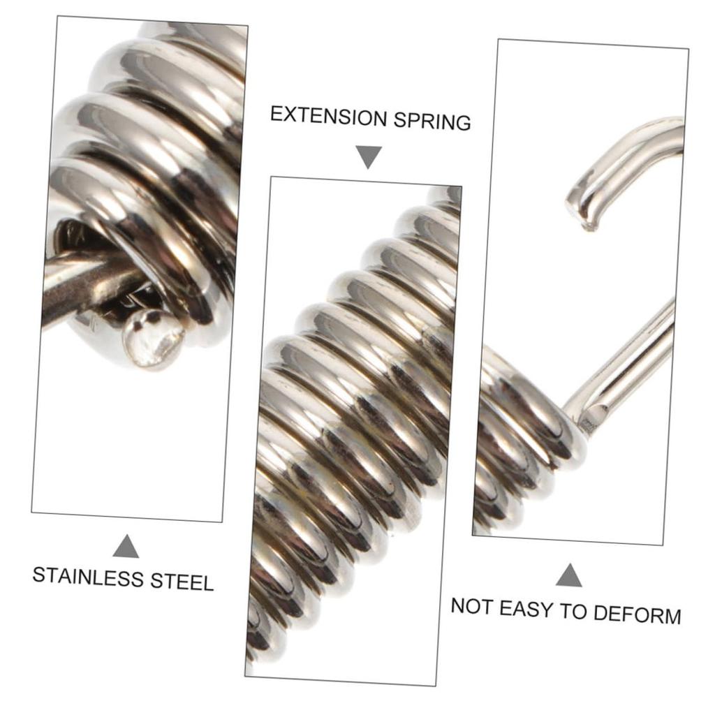 ZUNOXAZ 8pcs Motorcycle Stainless Steel Exhaust Pipe Spring Muffler Replacement