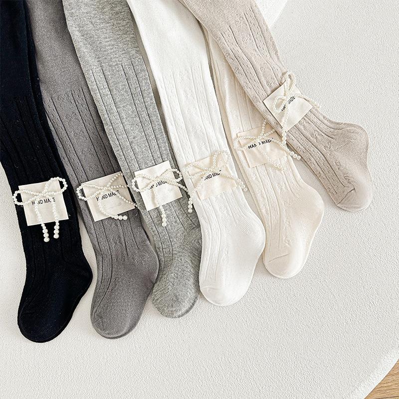 Kids Girls Tights Princess Bowknot Baby Girl's Pantyhose Baby Spring Autumn Style Trousers Stocking Baby Tights