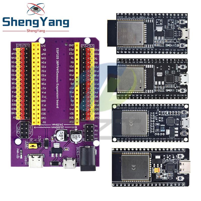 ESP32 Development Board TYPE-C/MICRO USB CP2102 WiFi+Bluetooth Dual Core ESP32-DevKitC-32 ESP-32 Expansion Board 38PINS