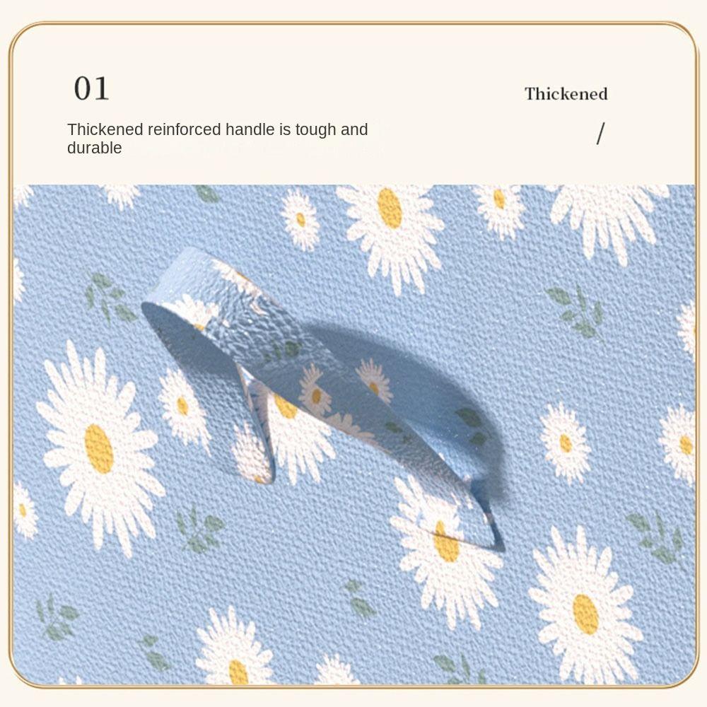 Mit Griffen Aufbewahrungsbehälter für Kleidung Gänseblümchen Aufbewahrungsbehälter Große Kapazität Steppdecken-Aufbewahrungstasche