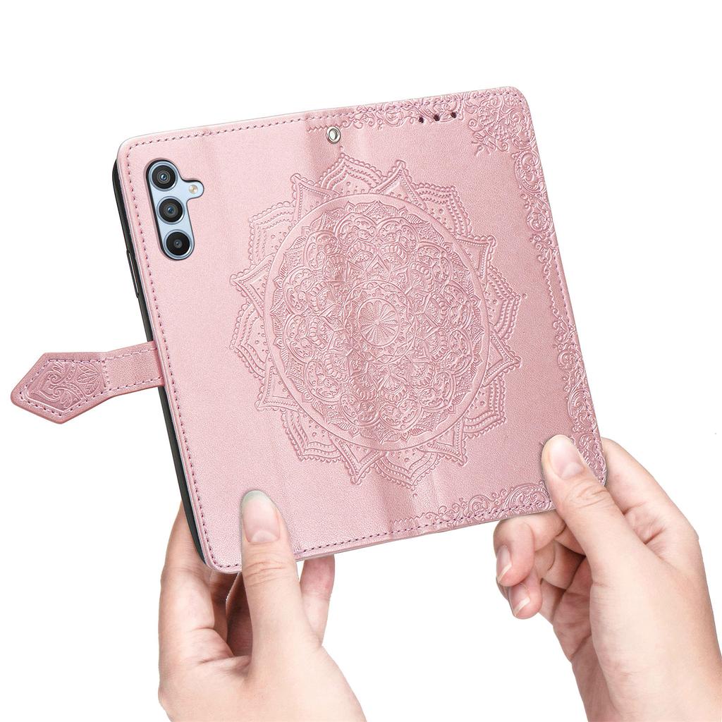 For Samsung Galaxy A36 5G Wallet Case Mandala Flower Leather Phone Cover Stand View