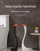Swan Toilet Brush with Base - Fashionable Household Bathroom Cleaner for Squat Toilets