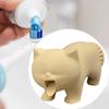 Penlimly Cat Toothpaste Squeezer | Vomiting Cat Topper - Cute Bathroom Dorm Nightstand Decor for Pet Lovers Home
