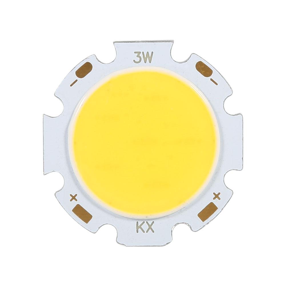 10pcs Round COB 3W High Power LED Chip Bulb Lamp Light Warm White