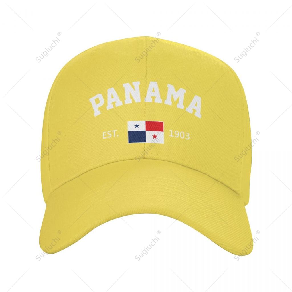 Baseball Cap Panama EST Independence Day Wild Sun Shade Peaked Adjustable Outdoor Caps