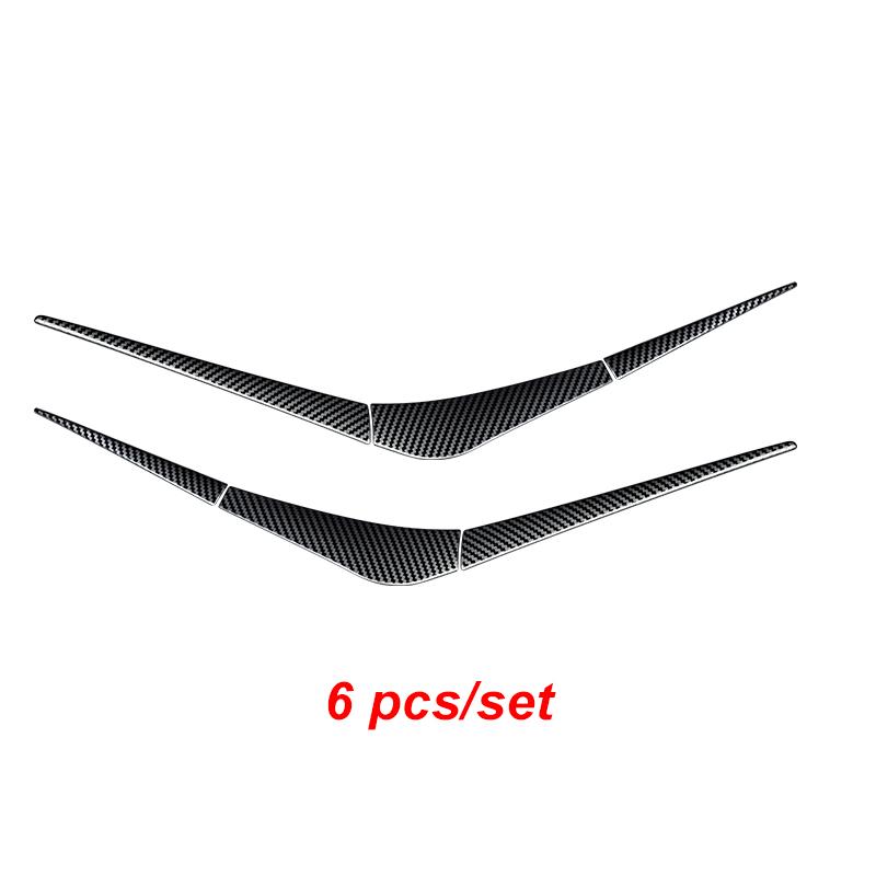 

304 Нержавеющая сталь Материал Углеродное волокно Узор Задний фонарь Брови Для Tesla Model 3 2017-2024 Украшения Аксессуары