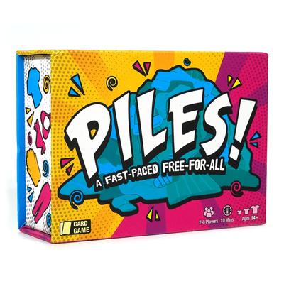 Piles – Card Games – Family Games – For Kids 8 And Up – Games For Adults – Family Game Night – Travel Games – Party Games – Memory Games – 10 Mins